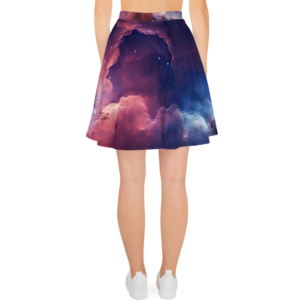 Skater Skirt - Space Nebula 1