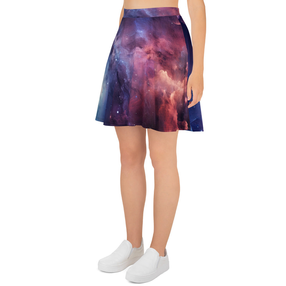 Skater Skirt - Space Nebula 1