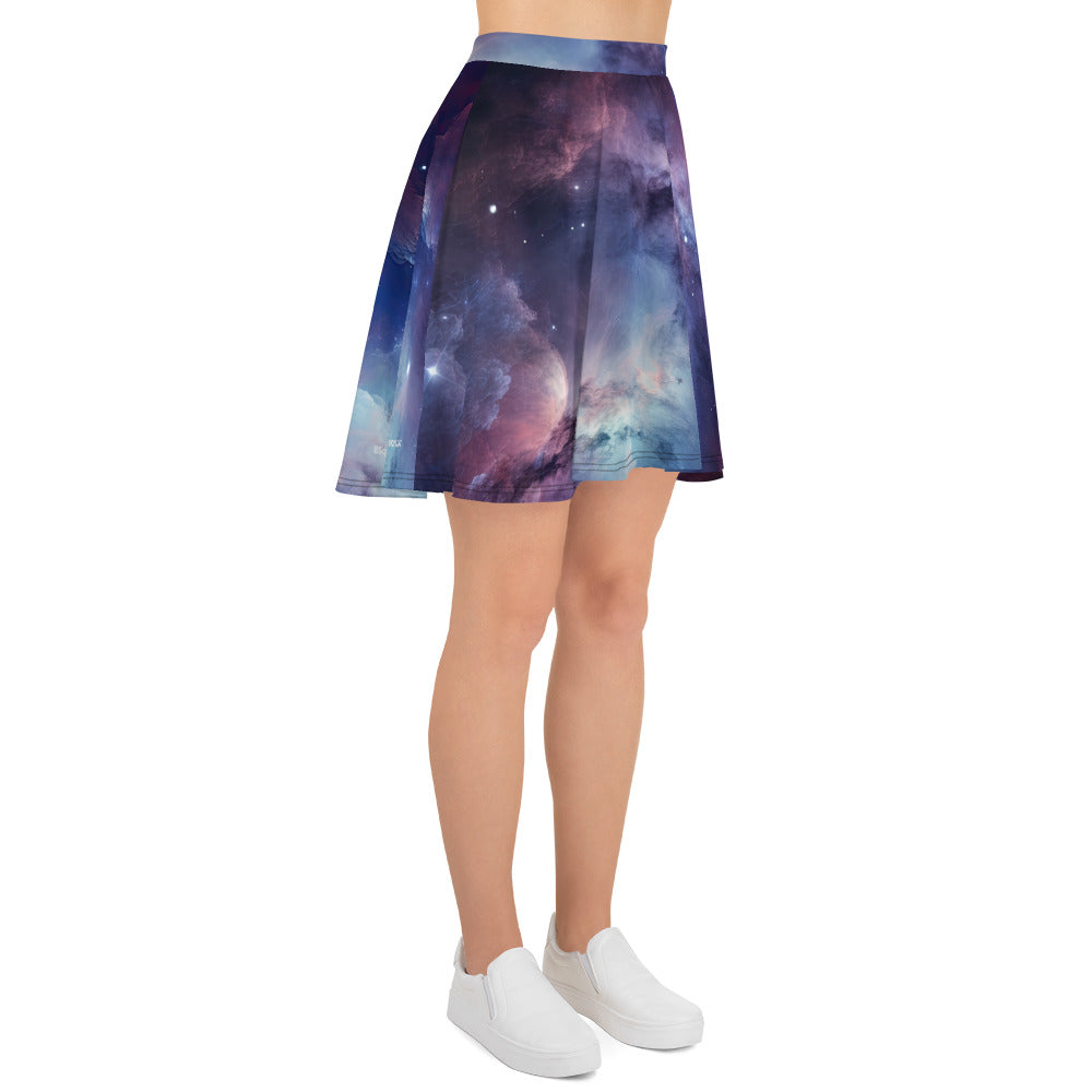 Skater Skirt - Space Nebula 1
