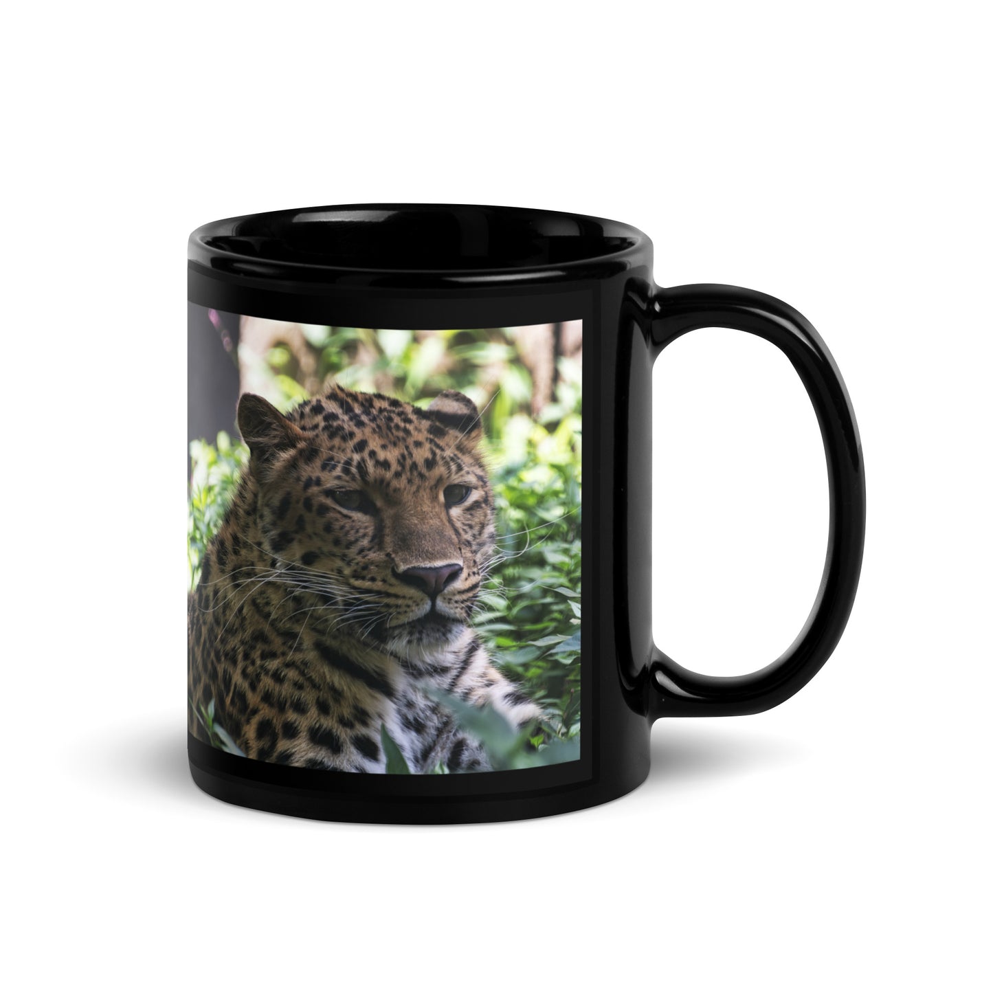 Black Glossy Mug - Leopard 2