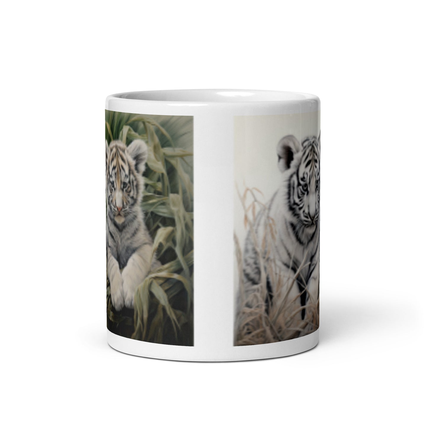 White glossy mug - Tiger Cubs 1