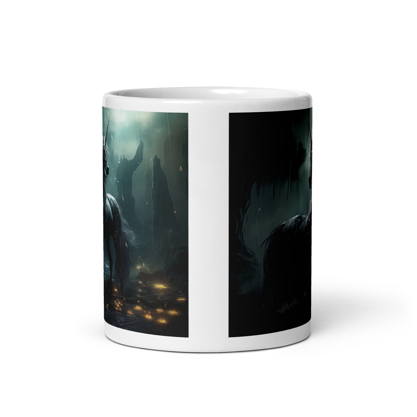 White glossy mug - Unicorn 2
