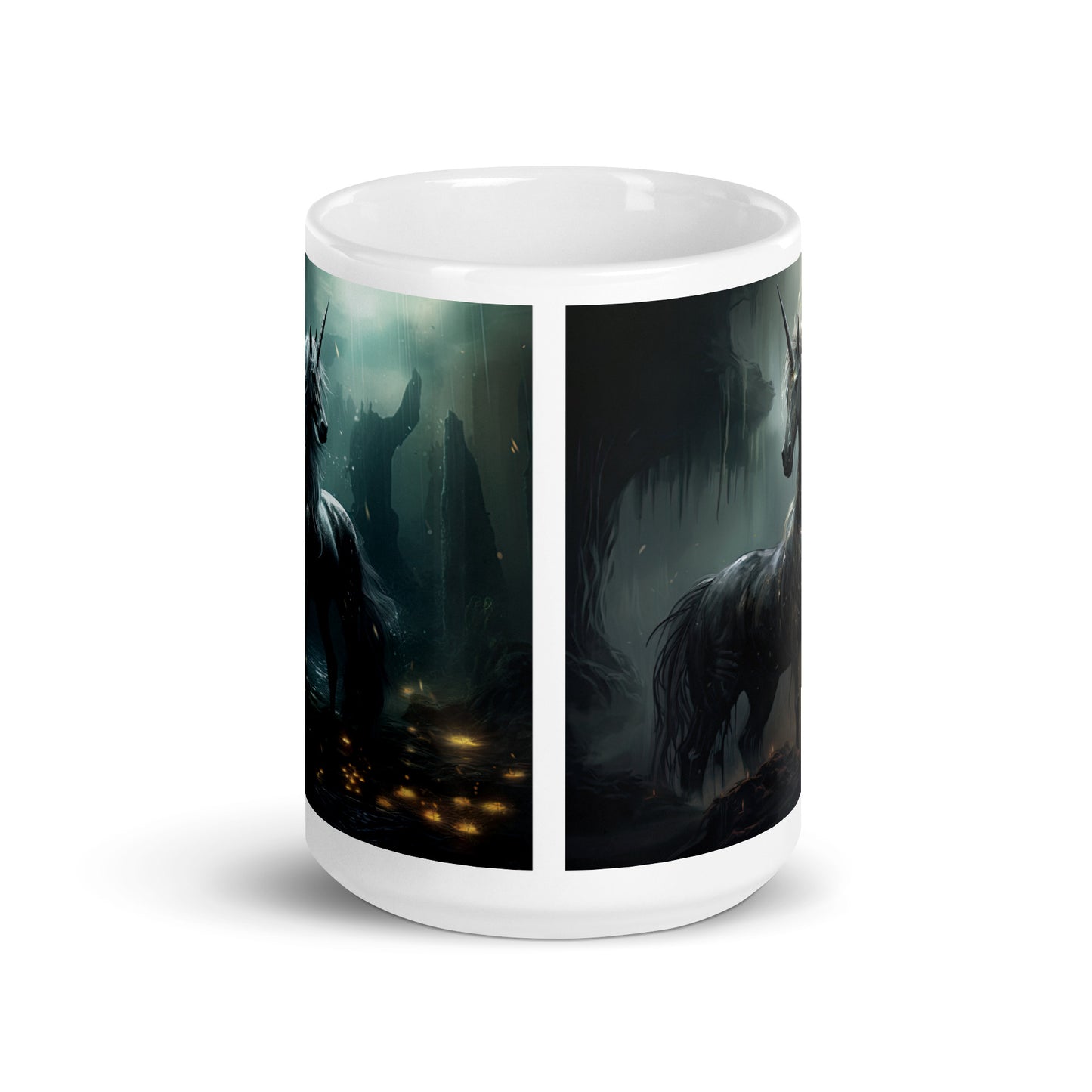 White glossy mug - Unicorn 2