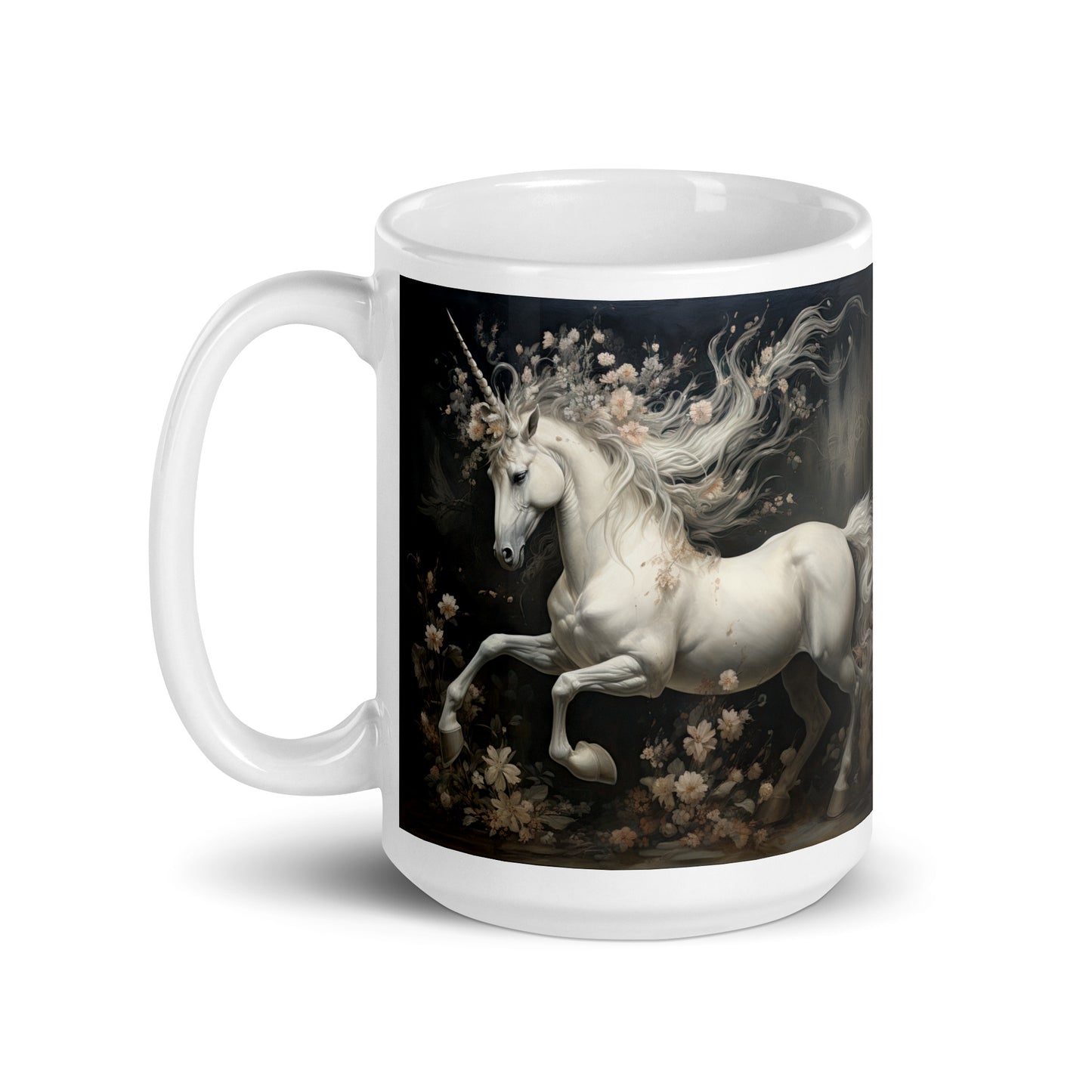 White glossy mug - Unicorn 1