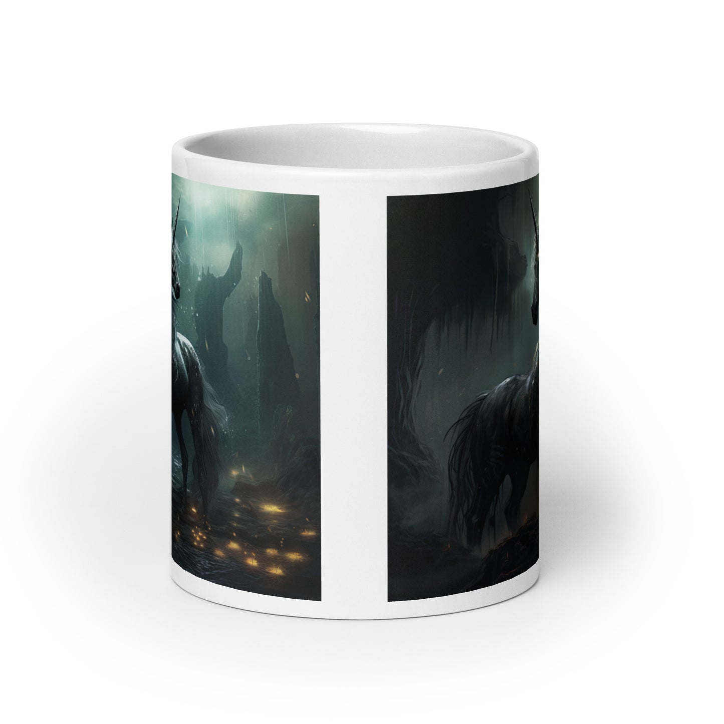 White glossy mug - Unicorn 2
