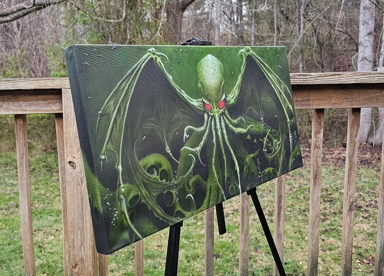 Airbrush Painting - Hudu U Cthulhu