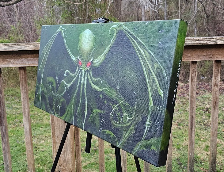 Airbrush Painting - Hudu U Cthulhu