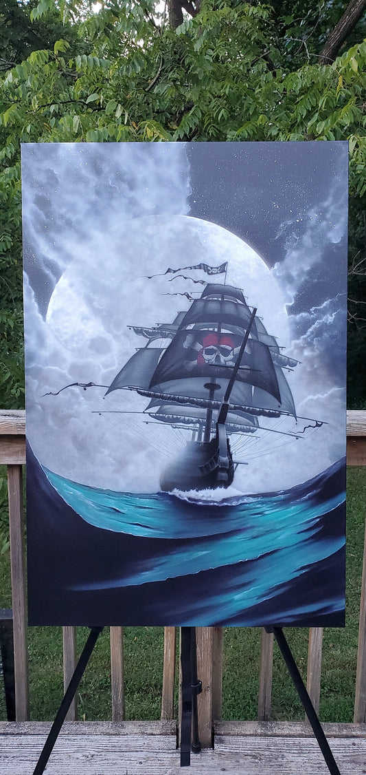 Airbrush Painting - Decks and Doubloons