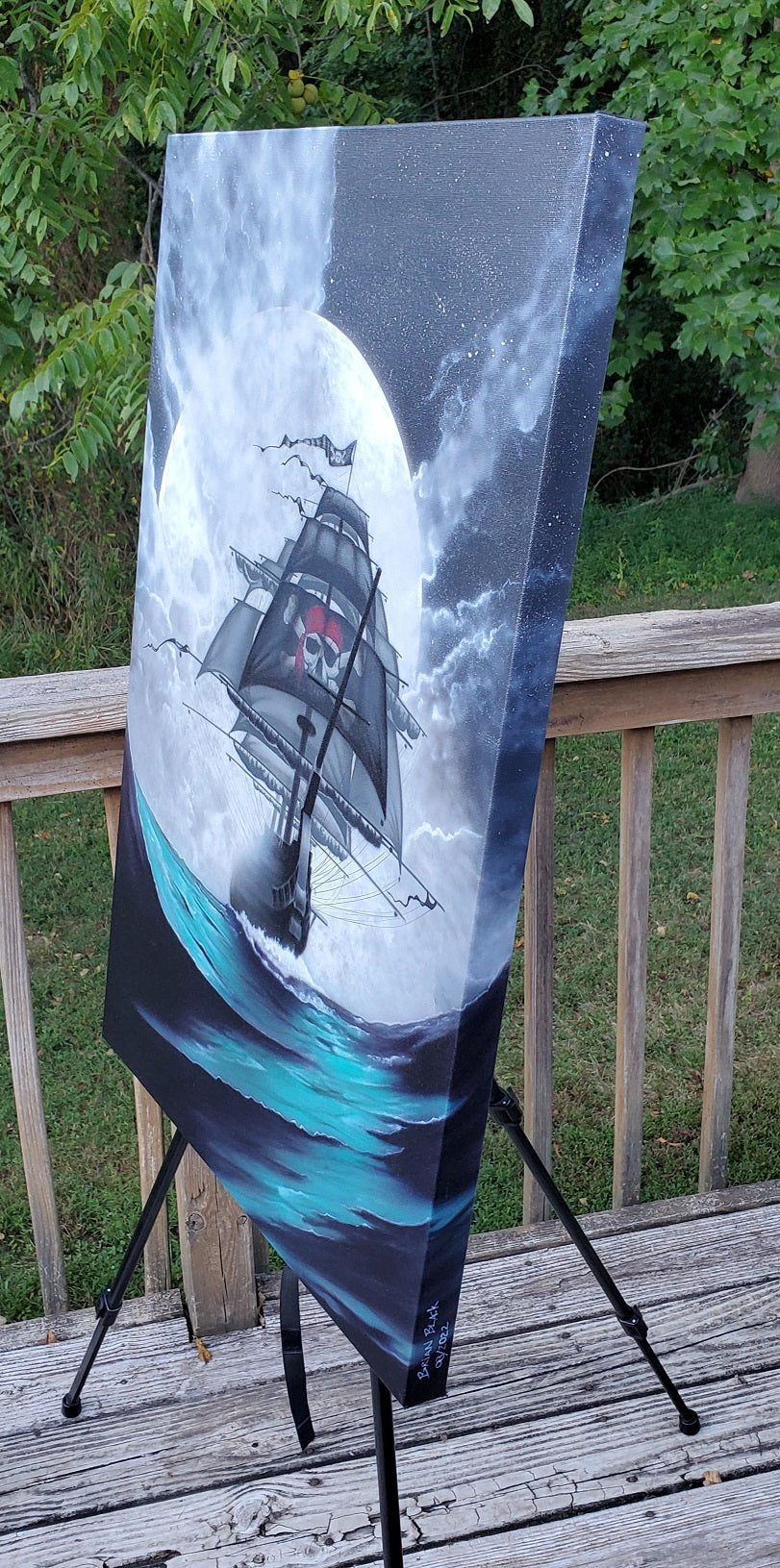 Airbrush Painting - Decks and Doubloons