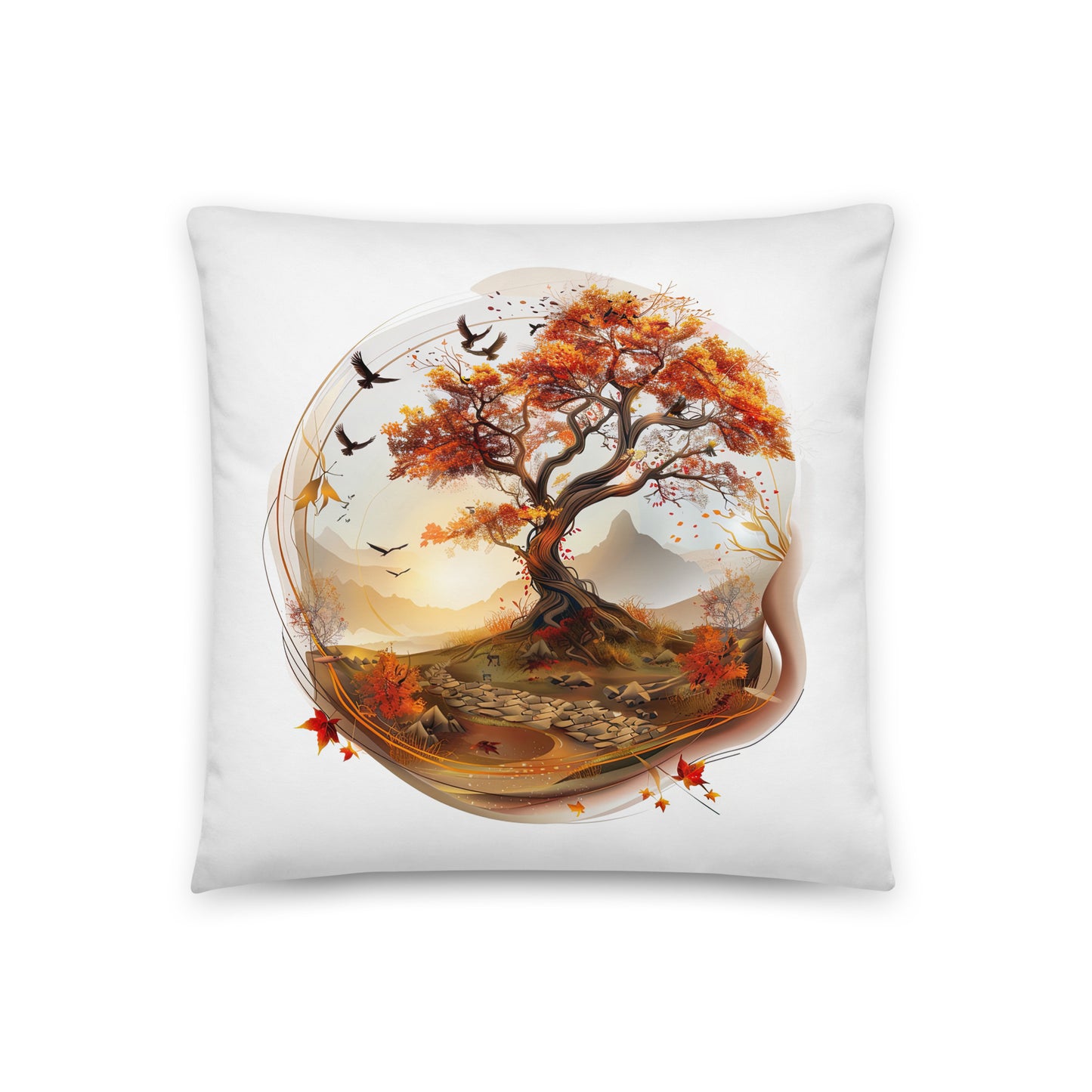 Pillow - Autumn Forest Scene 4