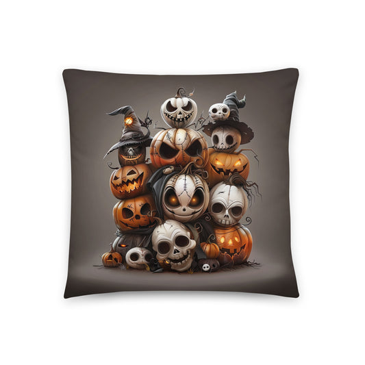 Pillow - Pumpkins and Skulls 1