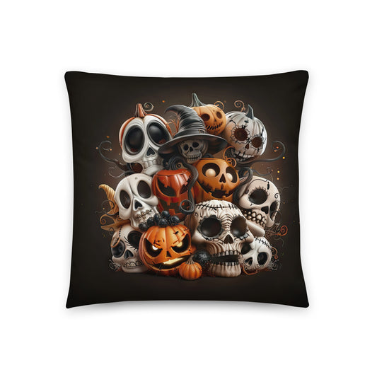 Pillow - Pumpkins and Skulls 2