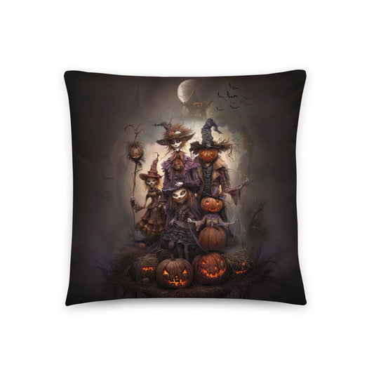 Pillow - Halloween Family Portrait 1