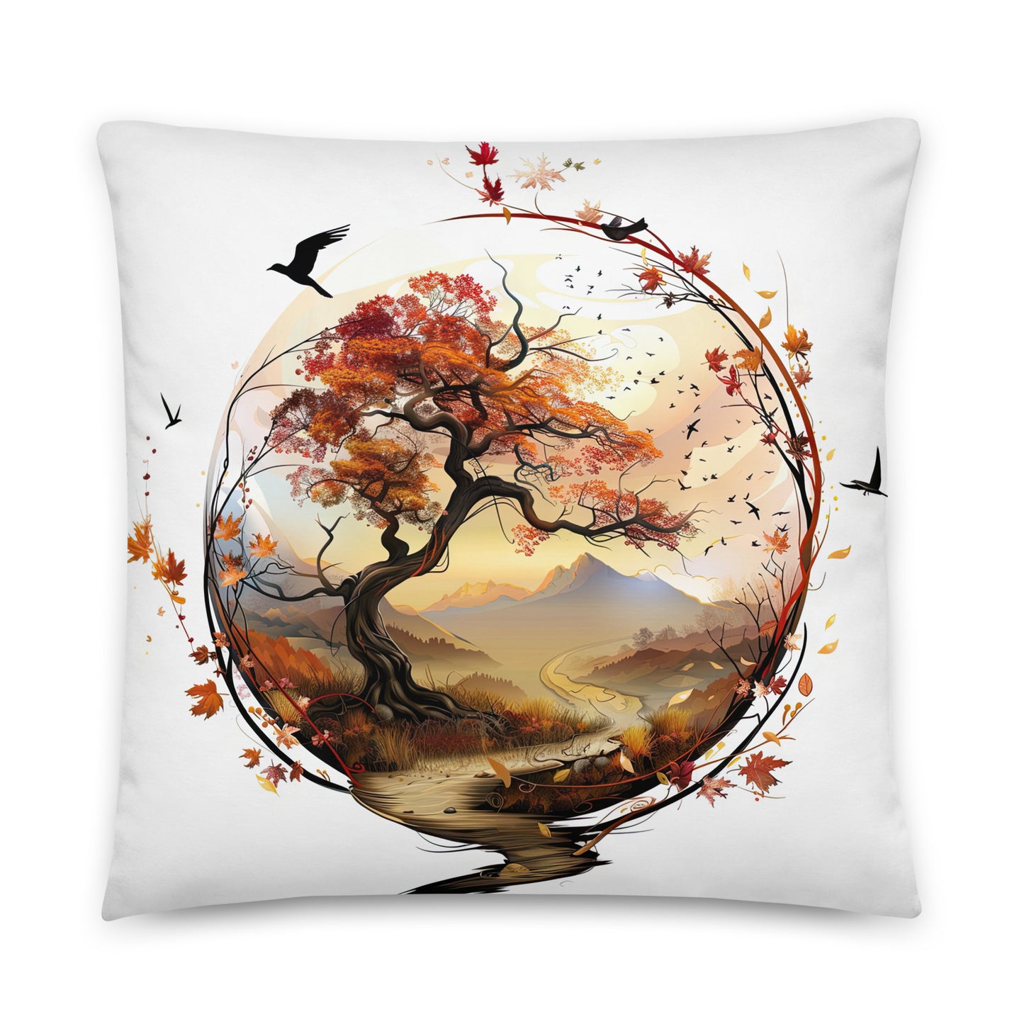 Pillow - Autumn Forest Scene 4