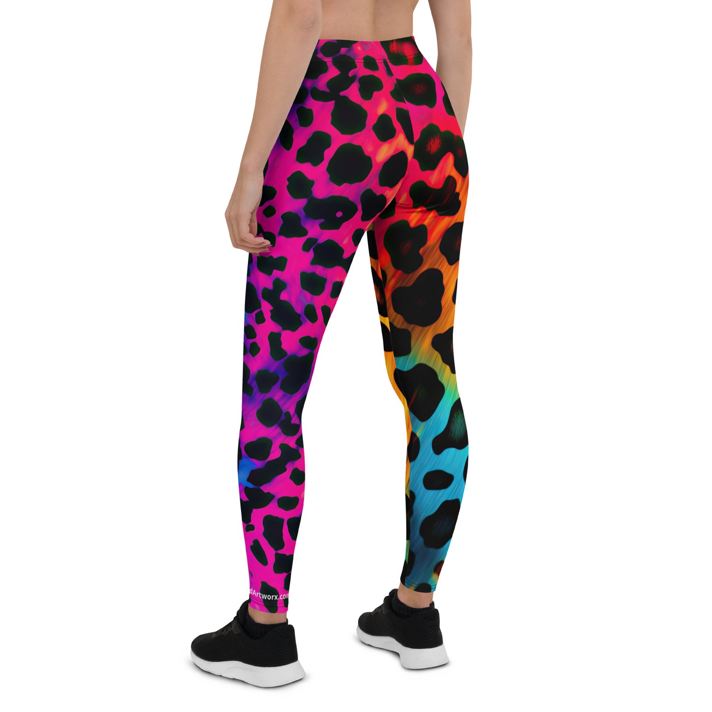 Leggings - Neon Leopard Print 1