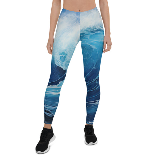 Leggings - Ocean Wave 1