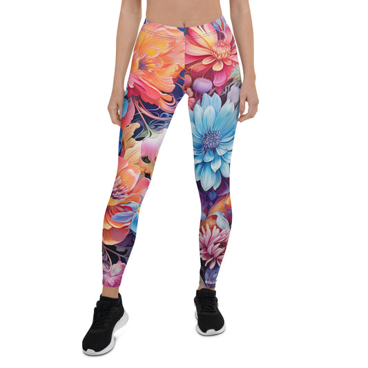 Leggings - Vibrant Floral 1