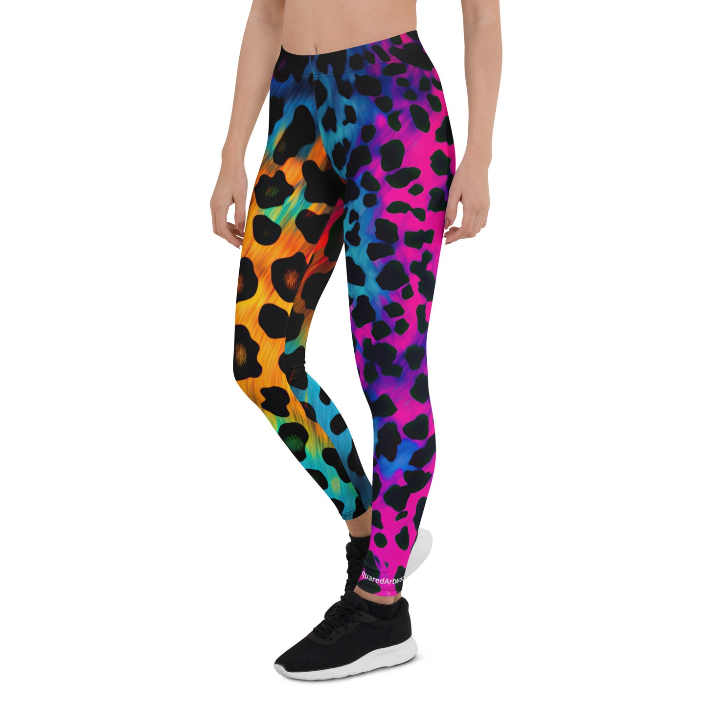 Leggings - Neon Leopard Print 1