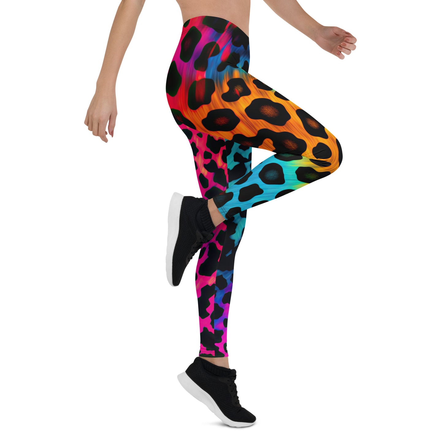 Leggings - Neon Leopard Print 1