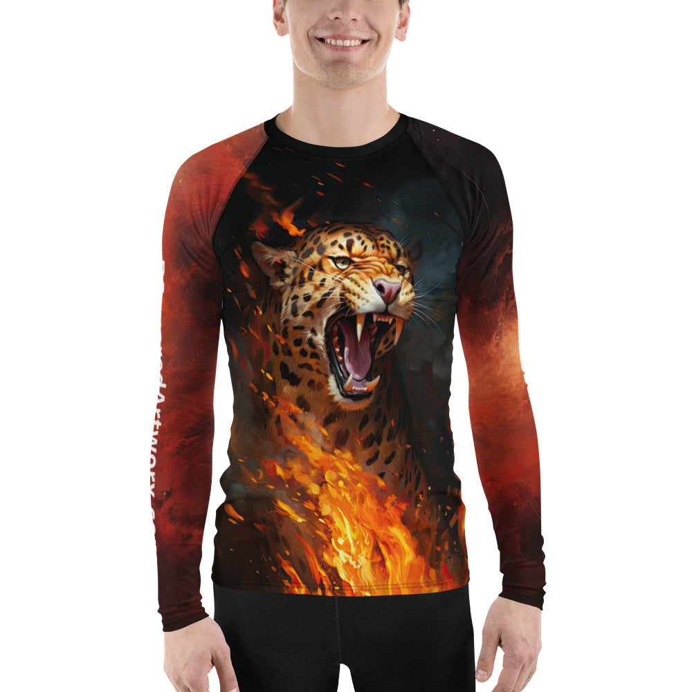 Men's Long Sleeve Shirt - Leopard 1