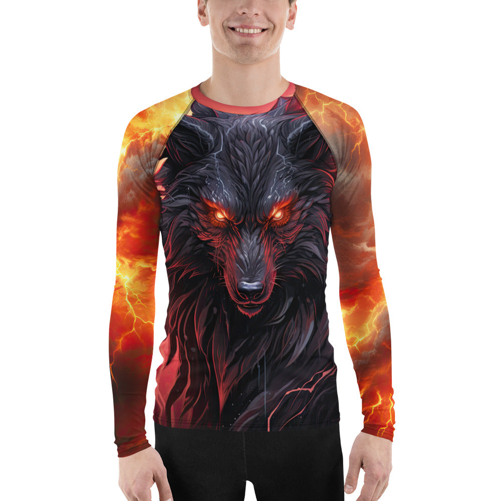 Men's Long Sleeve Shirt - Wolf 1