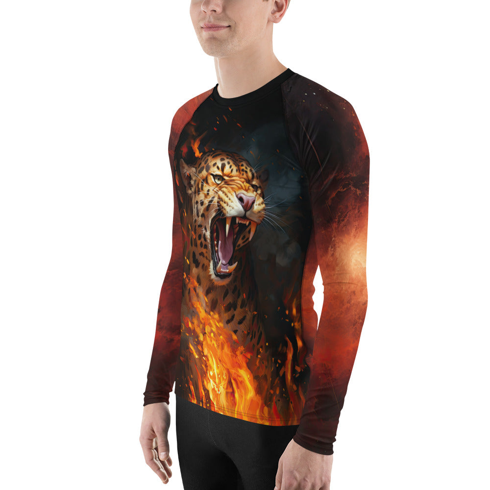 Men's Long Sleeve Shirt - Leopard 1