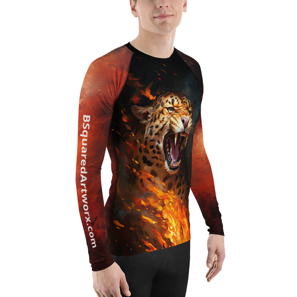 Men's Long Sleeve Shirt - Leopard 1