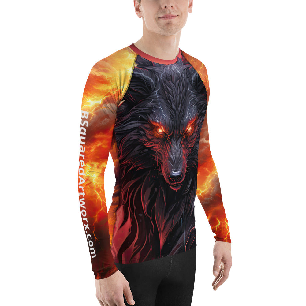 Men's Long Sleeve Shirt - Wolf 1