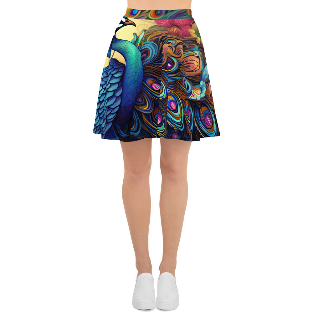 Skater Skirt - Peacock 1