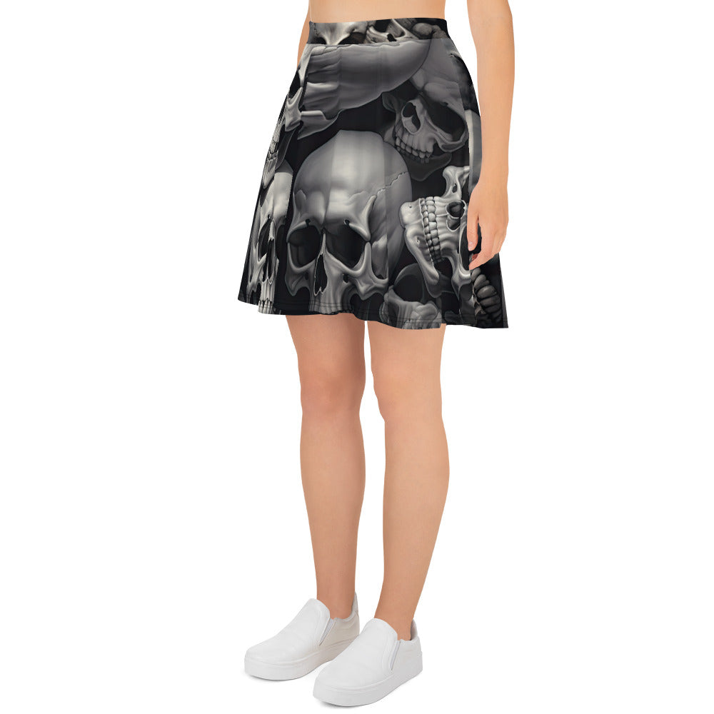 Skater Skirt - Skulls 1