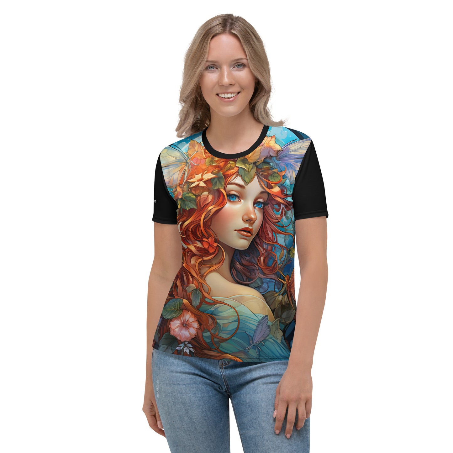 Women's T-shirt - Art Nouveau Nature Maiden