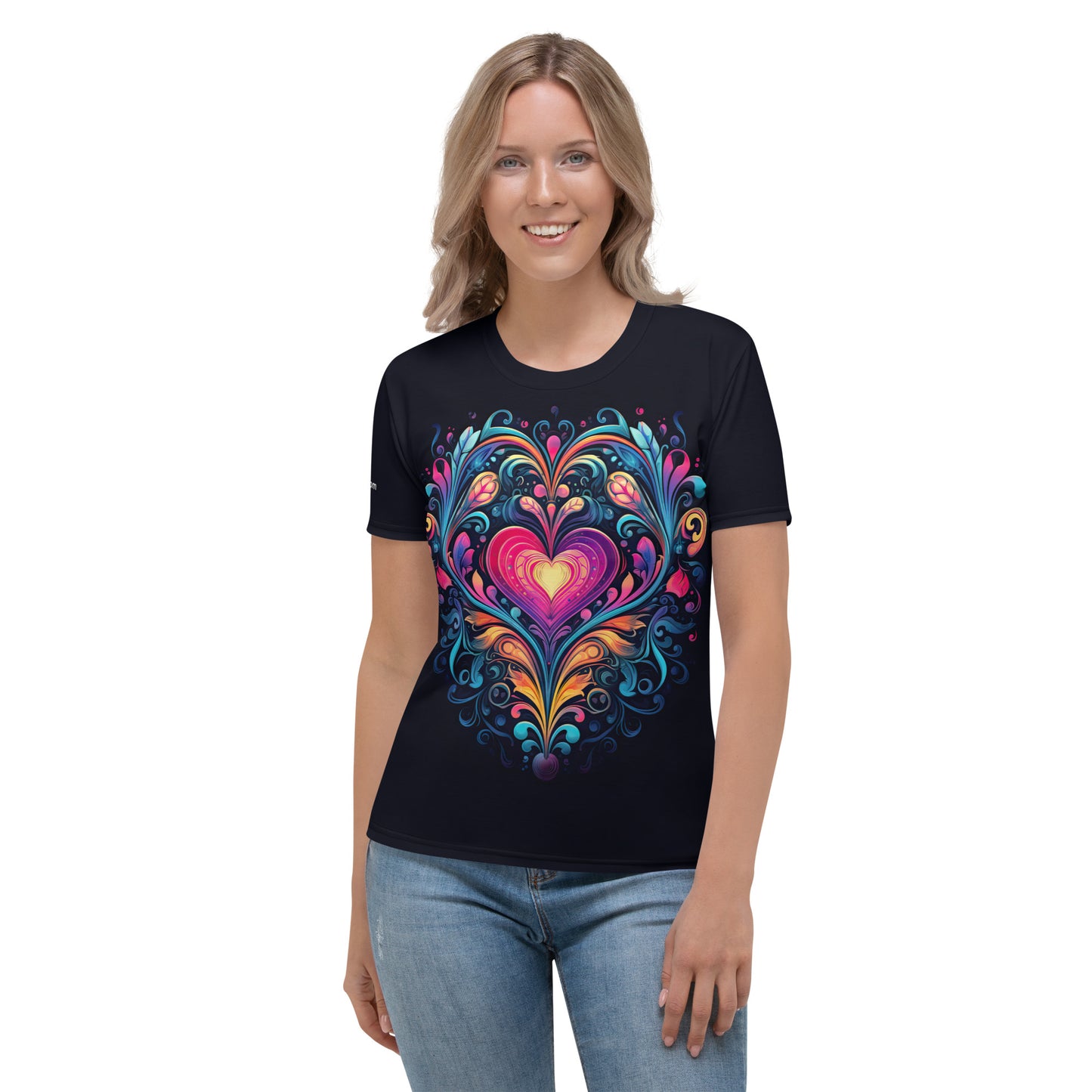 Women's T-shirt - Colorful Heart 1