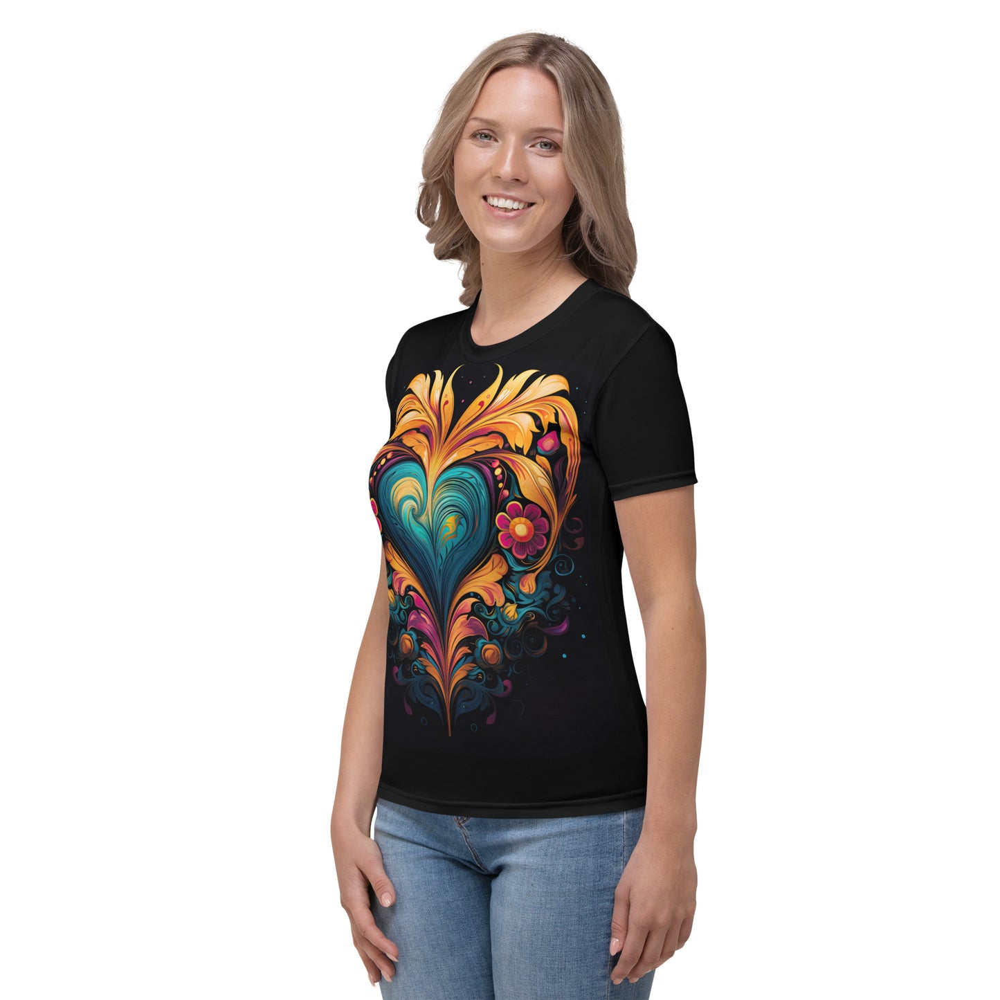 Women's T-shirt - Colorful Heart 2