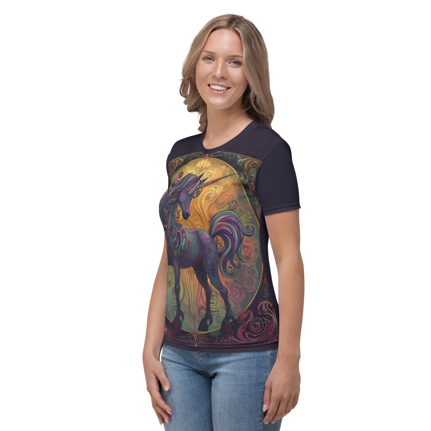 Women's T-shirt - Colorful Unicorn