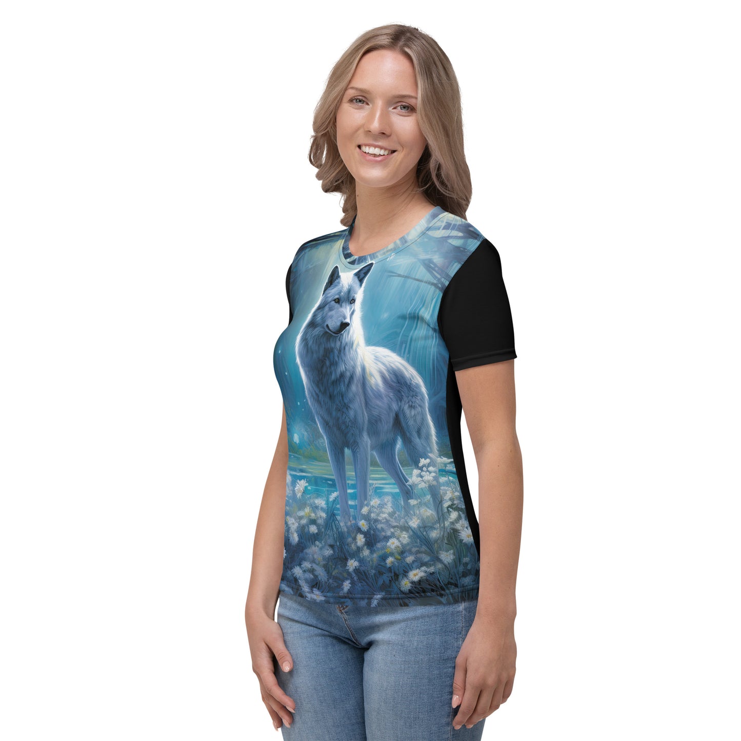 Women's T-shirt - Moonlight Wolf