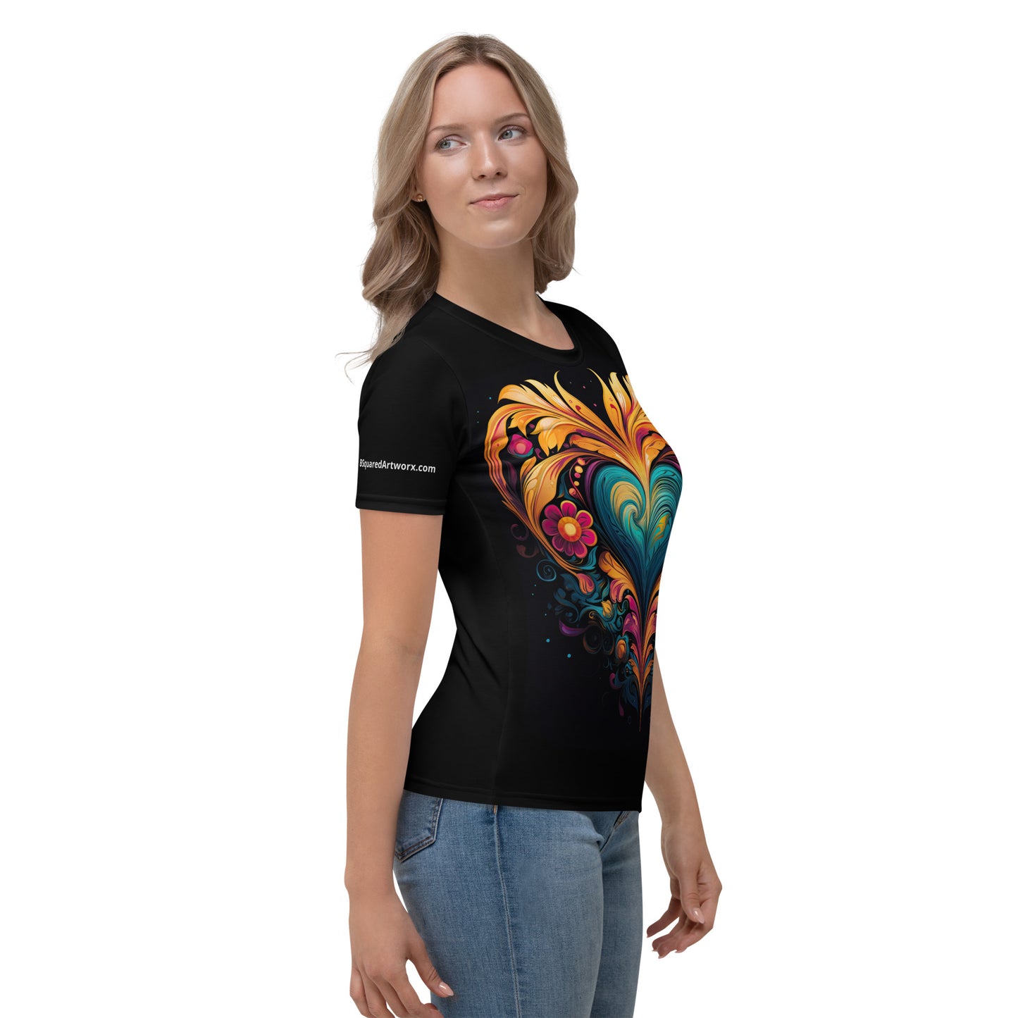 Women's T-shirt - Colorful Heart 2