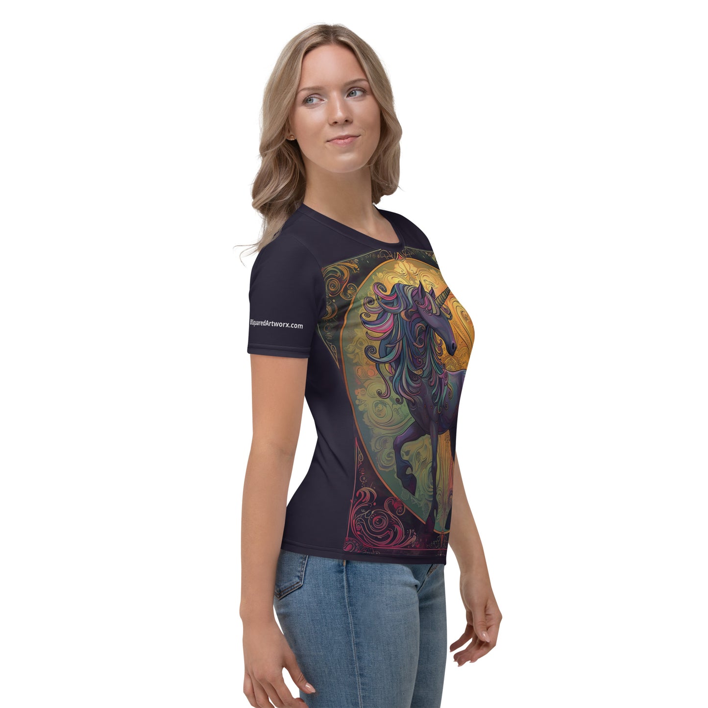 Women's T-shirt - Colorful Unicorn