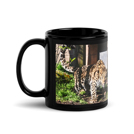 Black Glossy Mug - Leopard 2