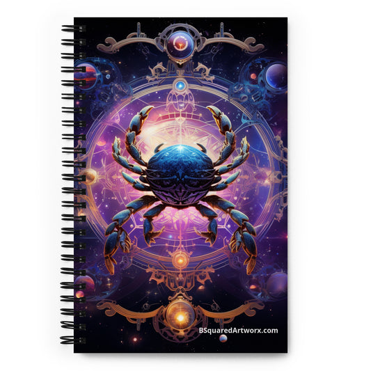 Spiral notebook - Astrology Crab 1