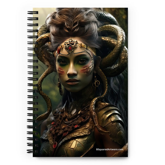 Spiral notebook - Snake Woman 3