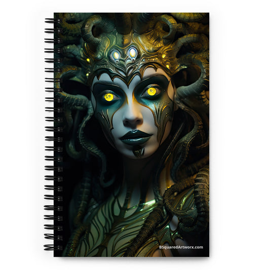 Spiral notebook - Snake Woman 4