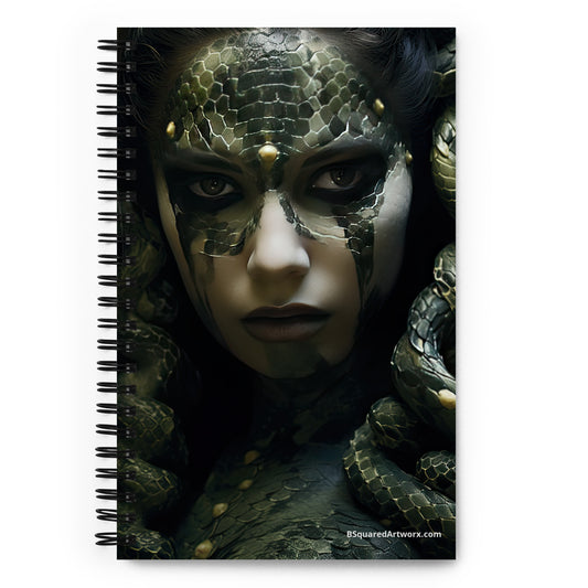 Spiral notebook - Snake Woman 5
