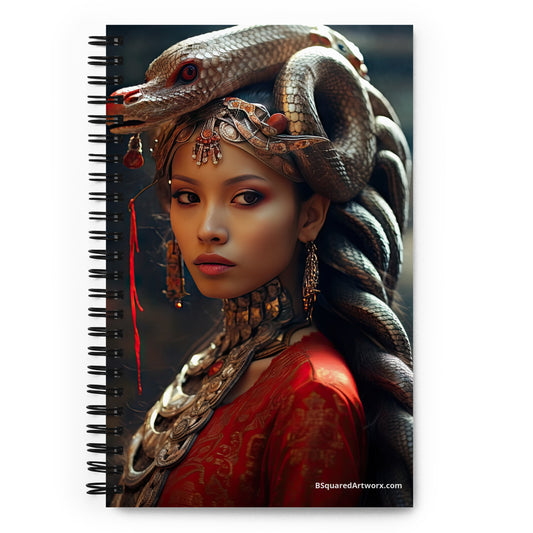 Spiral notebook - Snake Woman 7