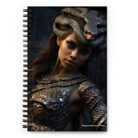 Spiral notebook - Snake Woman 8