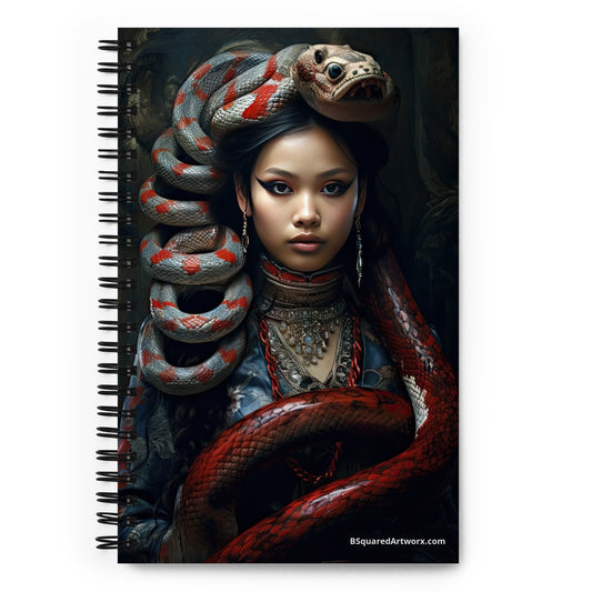 Spiral notebook - Snake Woman 12