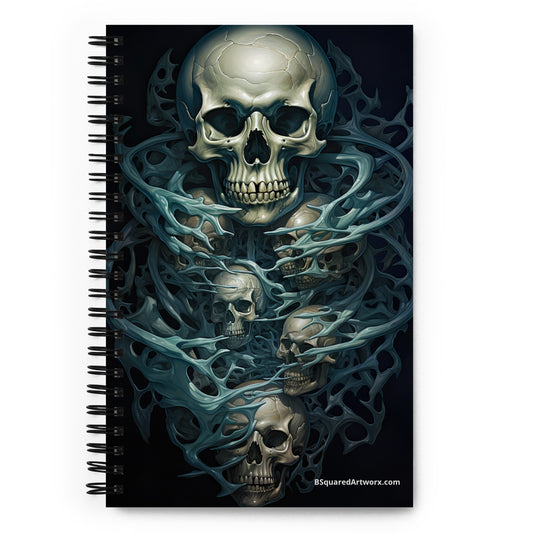 Spiral notebook - Skull 2