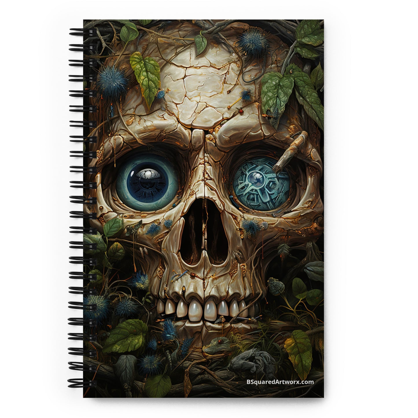 Spiral notebook - Skull 4