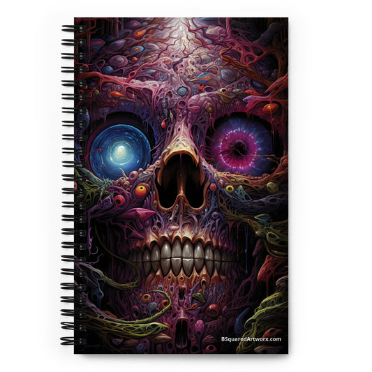 Spiral notebook - Skull 5