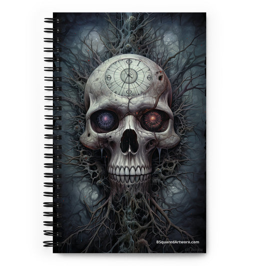 Spiral notebook - Skull 6