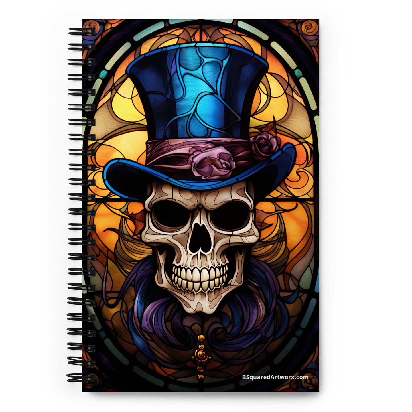 Spiral notebook - Skull 7